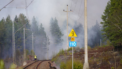 Ikke kontroll på brannen på Notodden