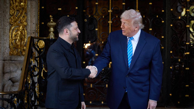 Zelenskyj: Godt møte med Trump