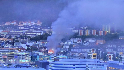 Hus i brann i Bergen – veit ikkje om det er folk i det