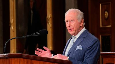 Kong Charles hyllet forholdet mellom Storbritannia og USA