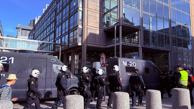 Politi-øvelser i Oslo sentrum