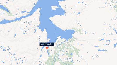 Tankbil har veltet i Alta